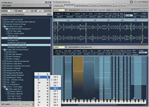 Kostenloser Sampler Musiksoftware Kostenlose Musiksoftware: Yellow Tools Independence Free Sampler