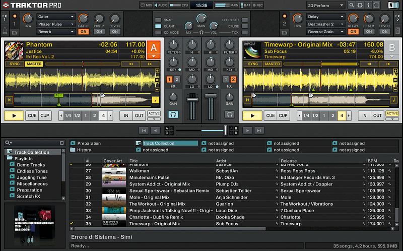 Traktor Pro: Screenshot
