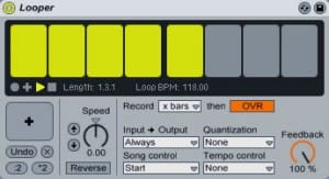 Ableton Live 8 Livelooper in Ableton Live 8