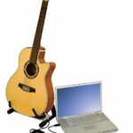 Alesis Guitar Link Klinke auf USB Kabel Alesis Guitar Link im Einsatz