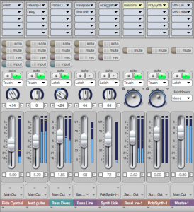 Abmischen im Mixingboard