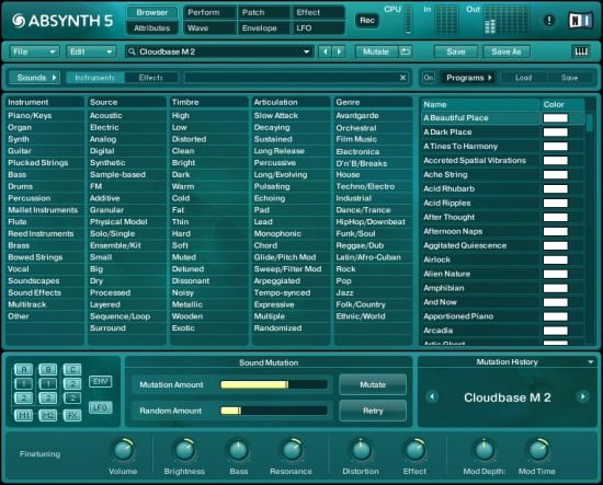 Native Instruments Absynth 5 Preis Screenshot von Native Instruments Absynth 5
