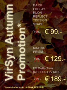 VirSyn Autumn Promotion VirSyn Autumn Promotion