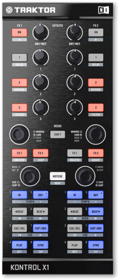 Bild von Native Instruments Traktor Kontrol X1 Bild von Native Instruments Traktor Kontrol X1