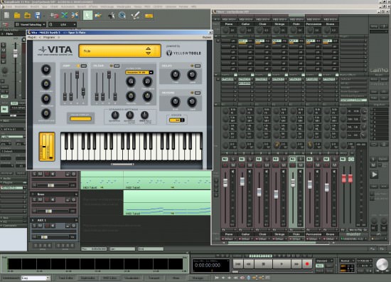 Bild von Samplitude 11 Testbericht Der Mixer und Sampleplayer VITA in Samplitude 11