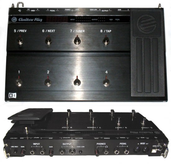Hardware Guitar Rig 4 Kontrol Testbericht Bild von Rig Kontrol bei Guitar Rig 4