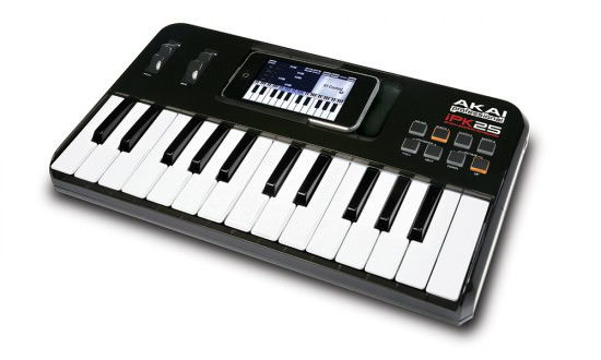 Akai iPK25 Keyboard Controller iPhone und iPod touch Der Akai iPK25 Keyboard Controller iPhone und iPod touch