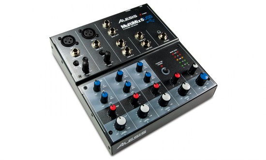 Alesis MultiMix 6 USB kompaktes Mischpult mit Audio Interface Alesis MultiMix 6 USB kompaktes Mischpult mit Audio Interface