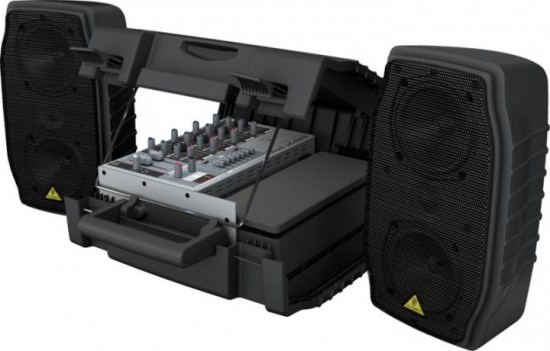 Behringer Europort EPA150 kompaktes PA-System Das kompakte PA-System Behringer Europort EPA150 für Sprecher und Performer