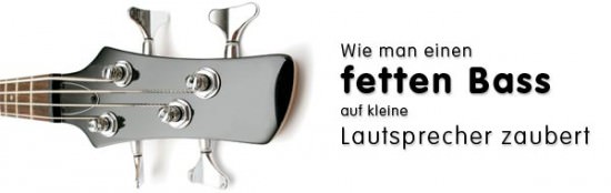 Bass abmischen: Fettenr Bass auf kleinen Lautsprechern