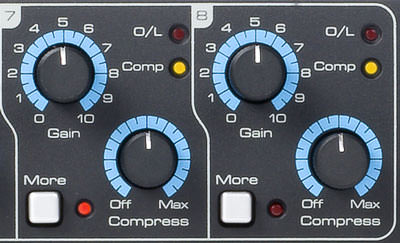 Focusrite OctoPre MKII Dynamic Focusrite OctoPre MKII Dynamic im Detail vorne