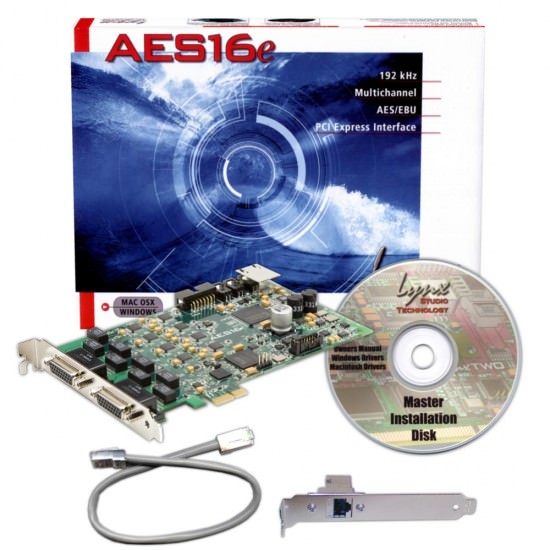 Das Lynx AES16e-50 PCI Express Audio Interface Das Lynx AES16e-50 PCI Express Audio Interface