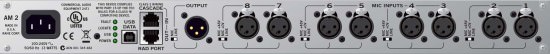 Rane AM-2 Automatikmixer mit acht Eingängen