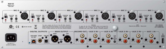 Rane MLM-65 Mischpult im 19 Zoll Format