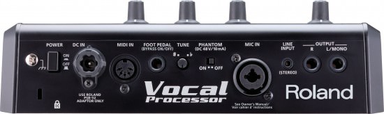 Rückseite beim Roland VP-7 Vocal Processor