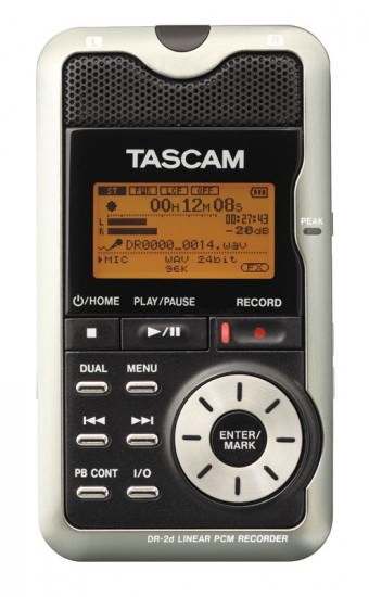 Bild von TASCAM DR-2D portabler Recorder TASCAM DR-2D portabler Recorder
