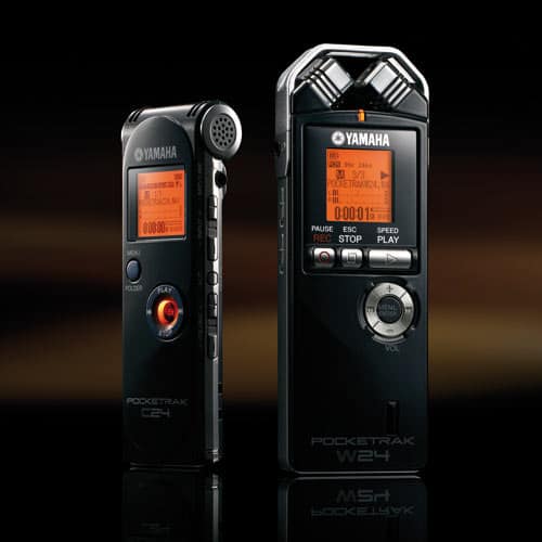 Der Yamaha Pocketrak W24 und sein kleiner Bruder C24