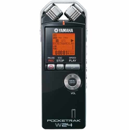 Yamaha Pocketrak W24 kompatker Fieldrecorder f&uuml;r MP3 und WAV