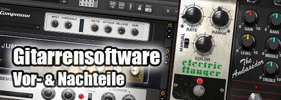 Die Vor- und Nachteile von Gitarrensoftware und Gitarrenplugins Die Vor- und Nachteile von Gitarrensoftware und Gitarrenplugins