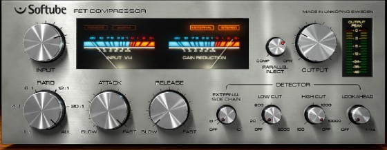Schickes Design beim Softube FET Compressor im Testbericht