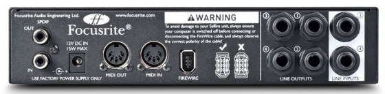 Focusrite Saffire Pro 14 FireWire Audio Interface Focusrite Saffire Pro 14 FireWire Audio Interface
