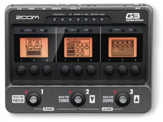 Zoom G3 Gitarreneffekgerät undn Amp-Simulator Zoom G3 Gitarreneffekgerät undn Amp-Simulator