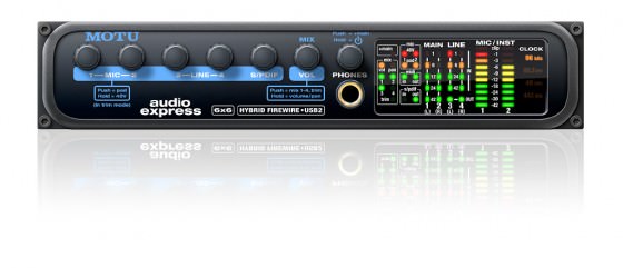 Motu Audio Express Audio Interface mit 6 Eingängen und 6 Ausgängen