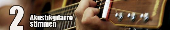 Gitarre stimmen - Recording der Akustikgitarre Gitarre stimmen - Recording der Akustikgitarre