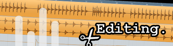 Audiobearbeitung / Audio Editing Audiobearbeitung / Audio Editing