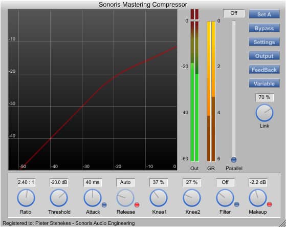 Sonoris Mastering Compressor Sonoris Mastering Compressor