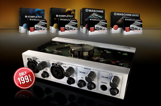 Native Instruments KOMPLETE AUDIO 6 für nur 199 Euro