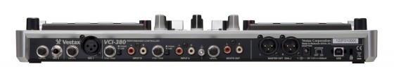 Vestax VCI-380 Anschlüsse Vestax VCI-380 Anschlüsse