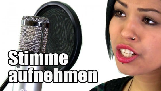 Stimme aufnehmen Sprache aufnehmen Gesang aufnehmen