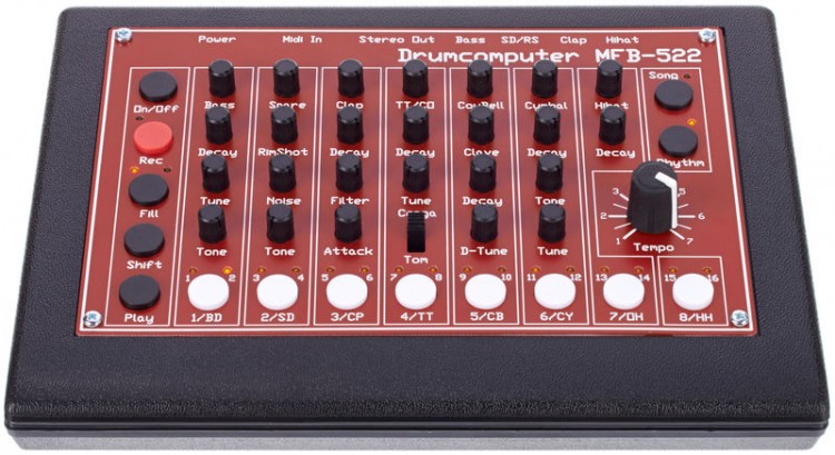 Die besten Drum Machines & Grooveboxen bis 500 Euro - MFB-522