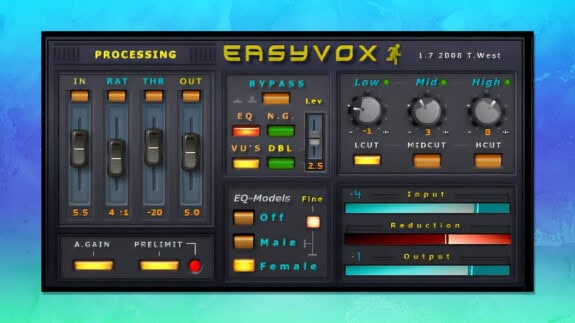 Free VST Plugin Easy Vox verspricht einfach gute Vocals