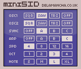 de la Mancha miniSID: Screenshot