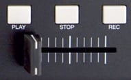 Akai APC 40 Crossfader und Transport
