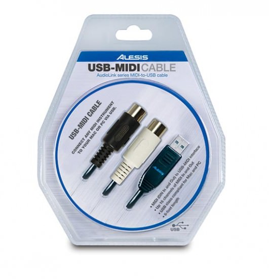 MIDI-Anschluss über USB: Das Alesis USB-MIDI Cable