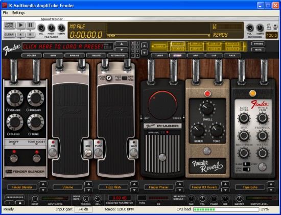 Effekte in AmpliTube Fender