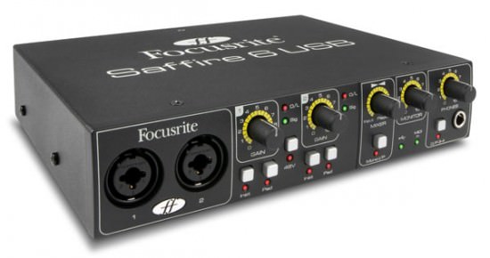 Kompaktes Gehäuse bei der Focusrite Saffire 6