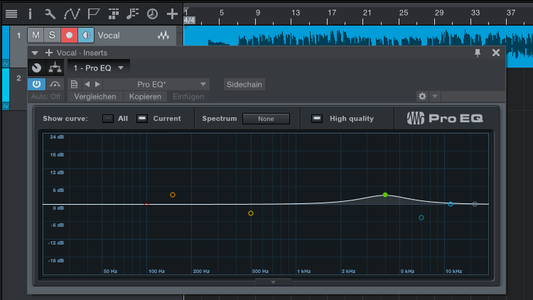 Mehr Präsenz für die Vocals beim Gesang abmischen