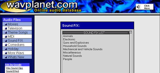 Soundeffekte SFX free Samples kostenlos herunterladen Soundeffekte & SFX kostenlos bei Wavplanet
