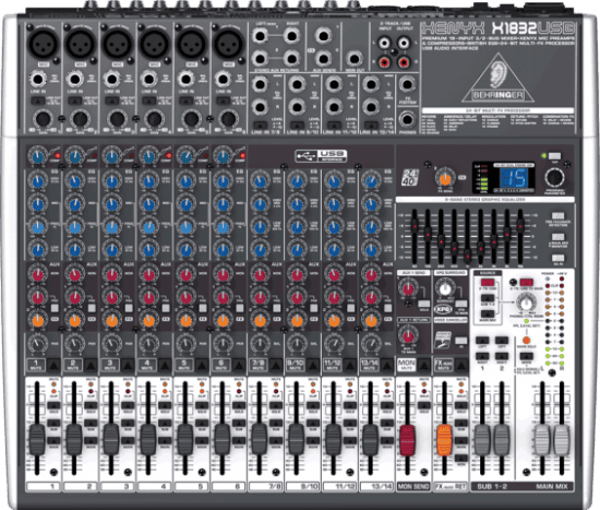 Behringer Xenyx X1832 USB Mischpult mit Audio Interface Behringer Xenyx X1832 USB Mischpult mit Audio Interface