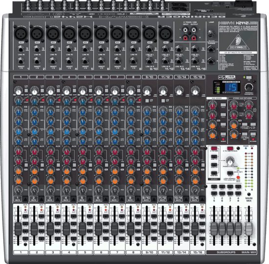 Das Behringer XENYX X2442FX Mischpult mit Effektprozessor