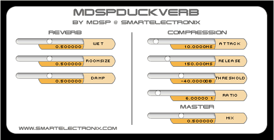 Ungewöhnliches Hall Plugin - MdspDuckVerb mit automatischem Ducking