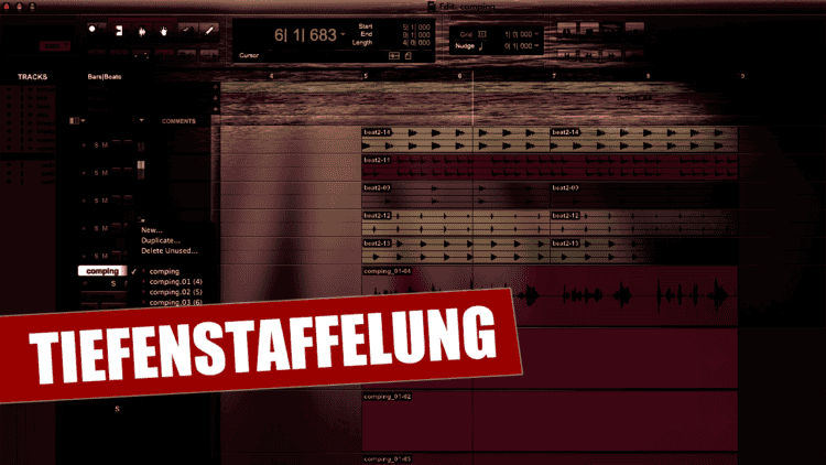 Tiefenstaffelung im Mixdown