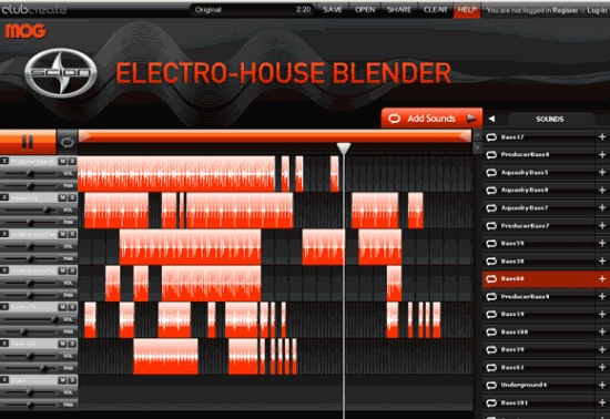 Kostenlose Tools für Musiker Electro-House Blender