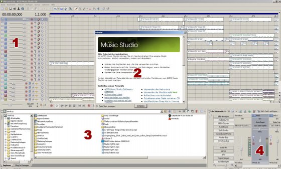 Screenshot von Sony ACID Music Studio 8 Testbericht