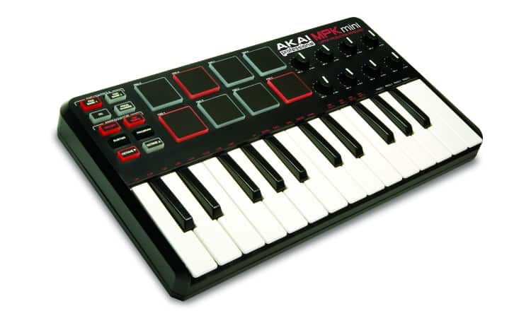 Akai MPK mini kompaktes Keyboard in Miniatur