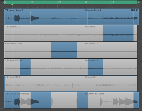Comping im Logic Studio 10 Tutorial Comping im Logic Studio 10 Tutorial